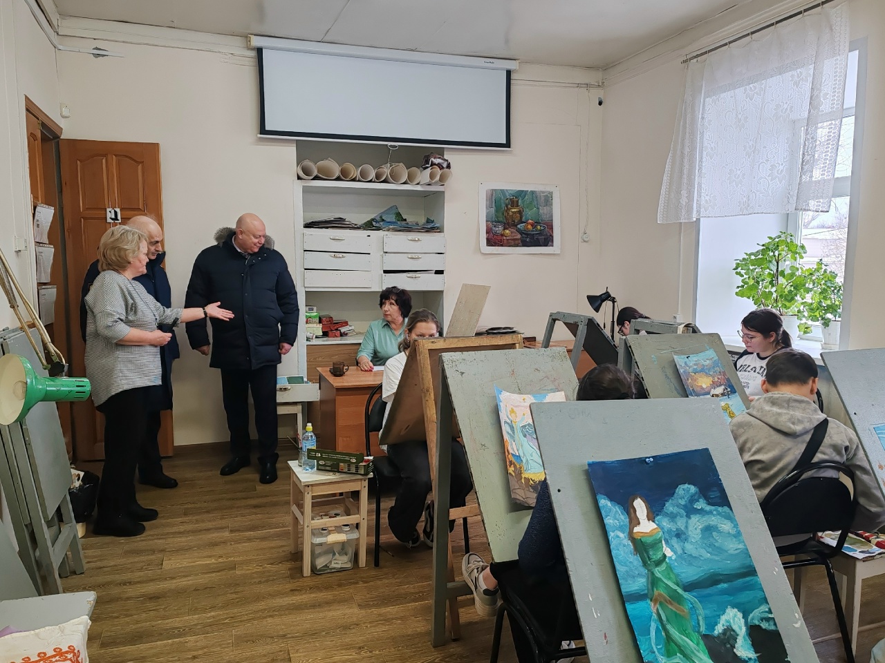 Андрей Красов проинспектировал ход подготовки к ремонту Шацкой детской школы искусств