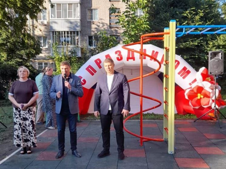 В Рязани открылись новые детские площадки