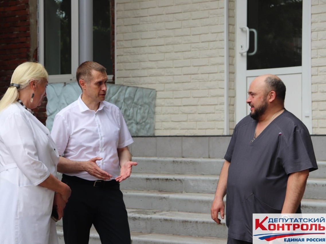 Роман Калинин в рамках депутатского контроля посетил рязанскую ОКБ им. Семашко