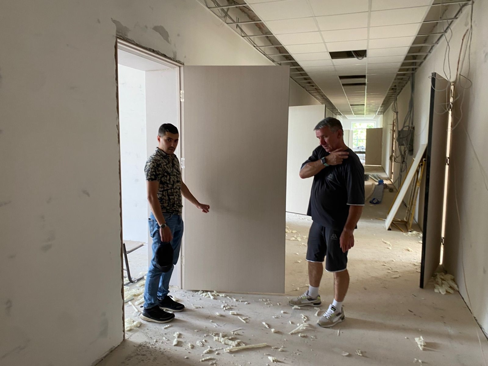 Роман Шабалин проконтролировал ход капитального ремонта средней школы №4 в городе Касимове