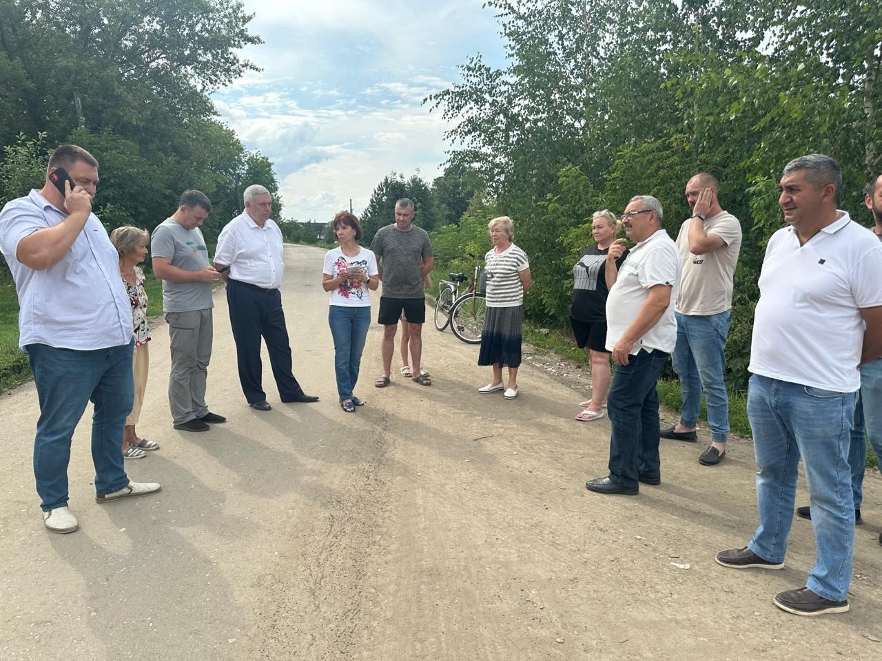 Депутатский контроль: Александр Жукаев и Галина Трушина проконтролировали процесс благоустройства окраин города Рязани