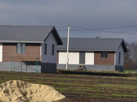 Александр Цунаев посетил строительную площадку малоэтажных домов в Пронском районе