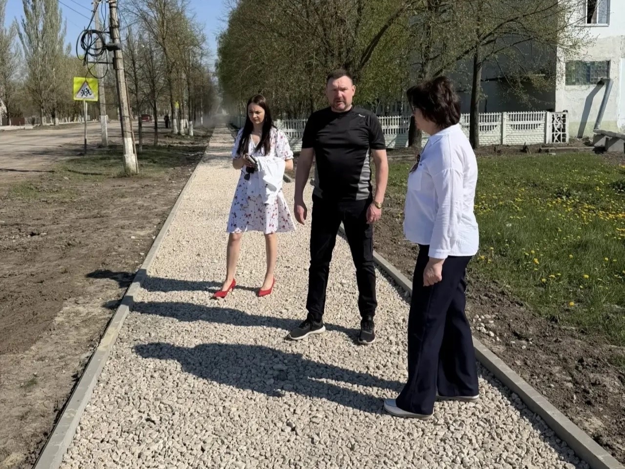 Партийцы проверил ход благоустройства индустриального парка «ПодЗавод» в Сасовском округе
